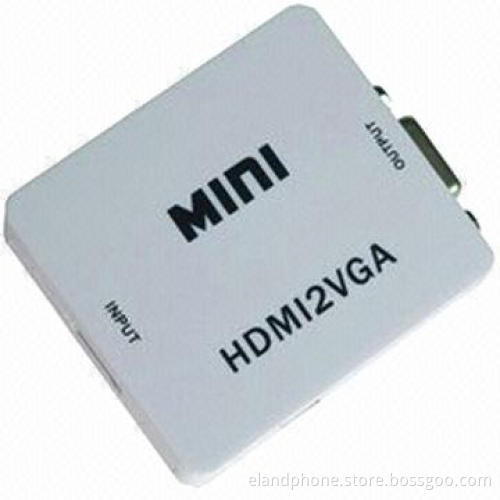 HDMI to VGA Converter, Supports Plug-and-Play Function